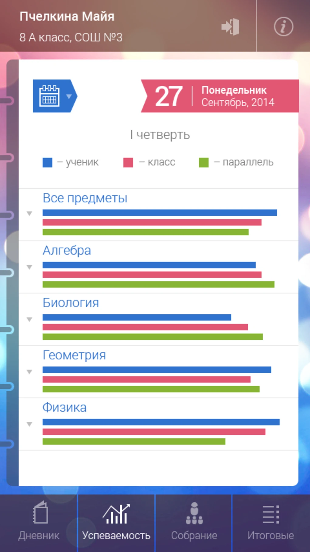 В Рязанской области работает приложение «Мой дневник» ⠀.
